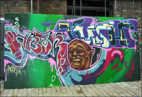 Hebden graffiti