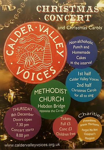 Calder Valley Voices' Charity Christmas Concert