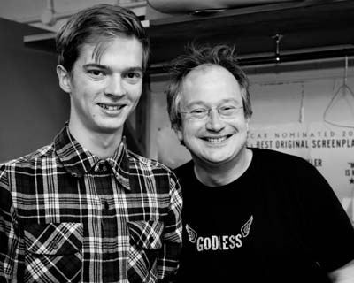 Robin Ince with Johnny McQuade