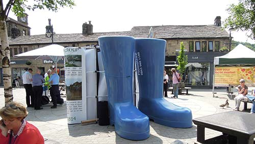 Wellies in the Square
