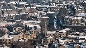 Hebden Bridge in the Snow