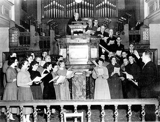 Wainsgate Church Choir 1956