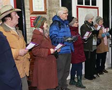 Carols at the station