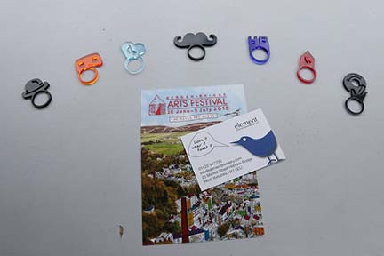 Local jewellery fans can bling up to help Hebden Bridge Arts festival thanks to a new ranges of rings produced by Element