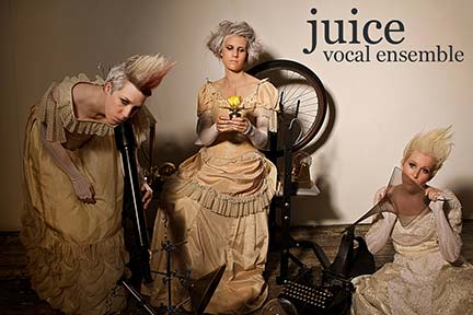 Innovative a cappella singing with juice vocal ensemble