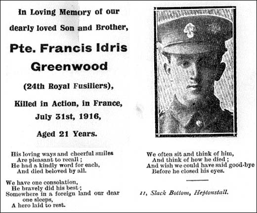 Private Greenwood