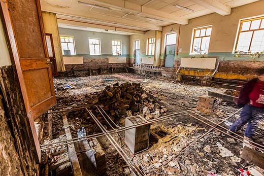 Trades Club Ground Floor work starts