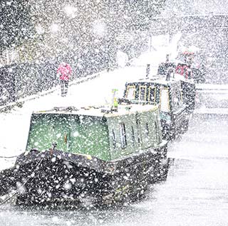 Canal at Hebden Bridge, February 2021, photographer: Andrew Smith